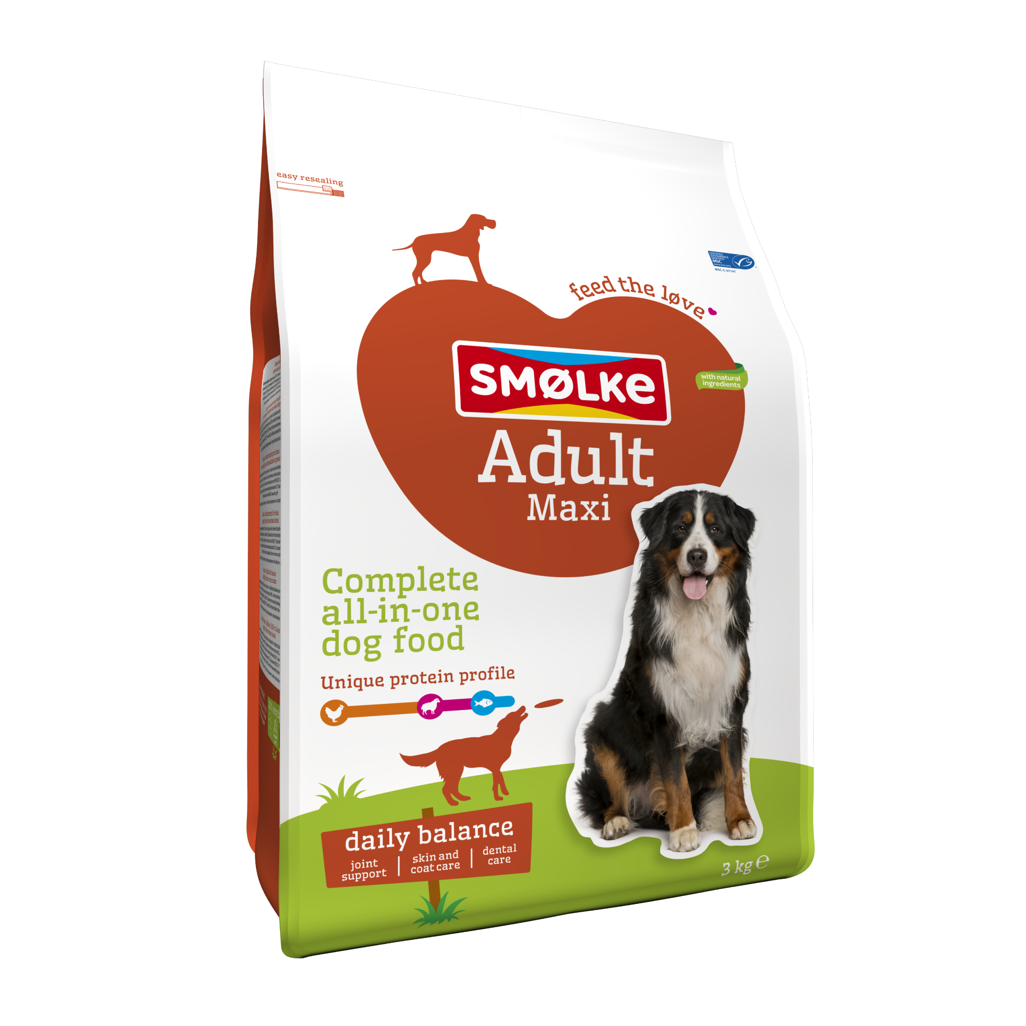 Smølke Adult Maxi hondenbrokken 3 kg