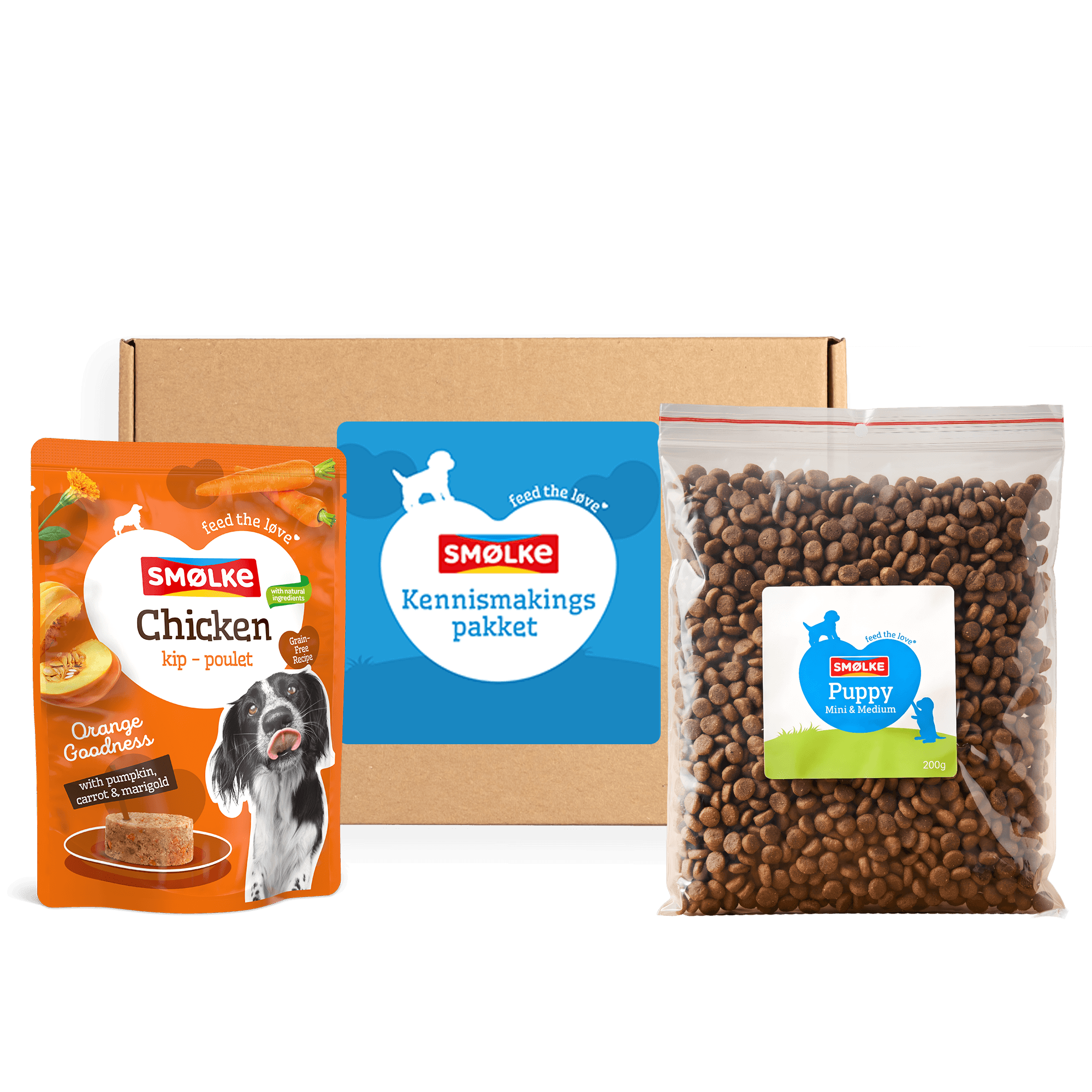 Kennismakingspakket Puppy Mini & Medium