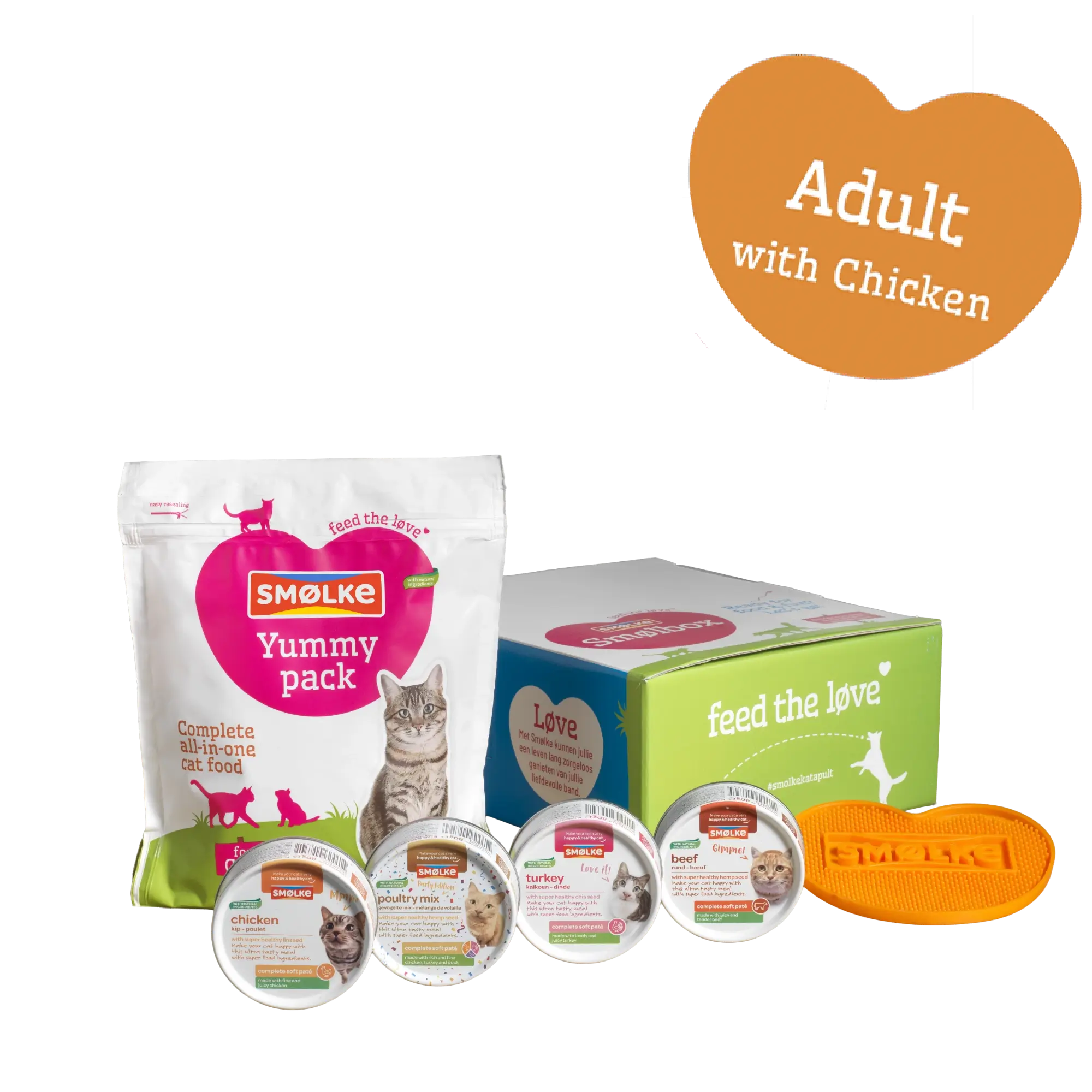 Smølbox Adult met Kip