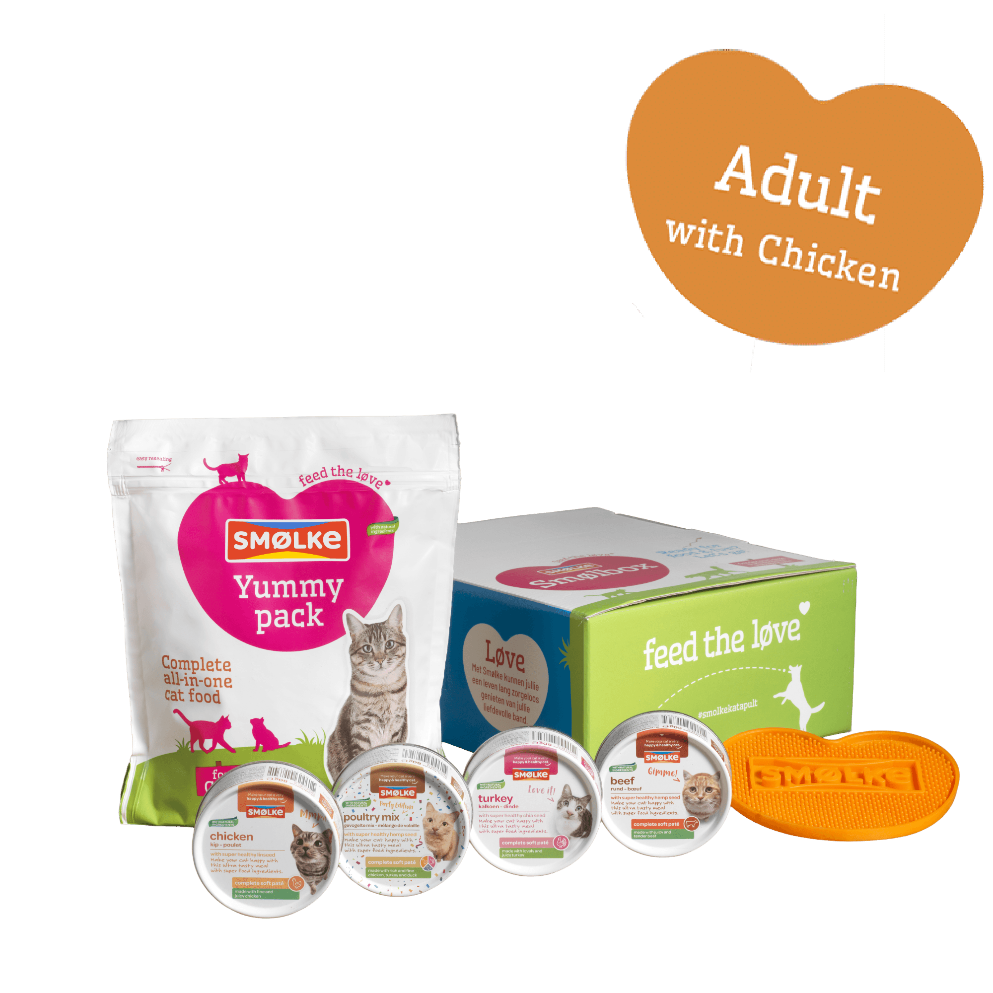 Smølbox Adult met Kip