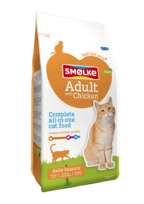 smolke adult with chicken 2kg verpakking