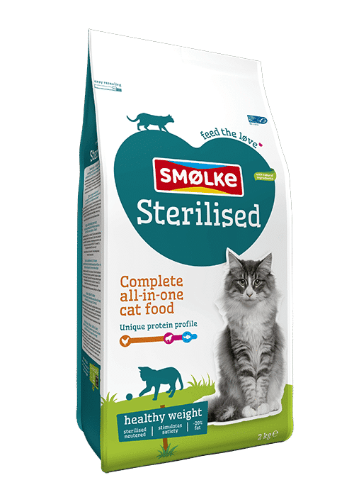 smolke sterilised 2kg verpakking