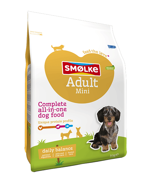 smolke adult mini 3kg verpakking