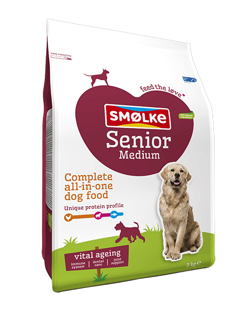 smolke senior medium 3kg verpakking