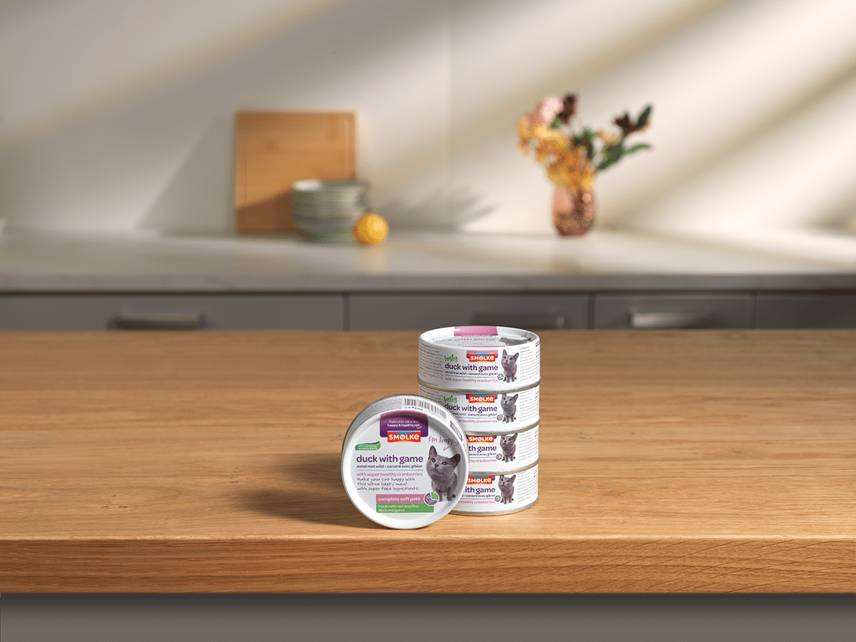 smolke soft pate duck voor de kat